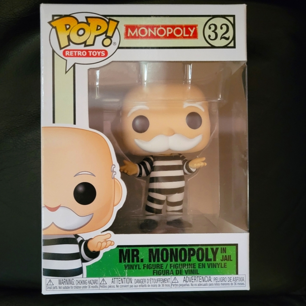 MR. MONOPOLY IN JAIL FUNKO POP #32 NIB